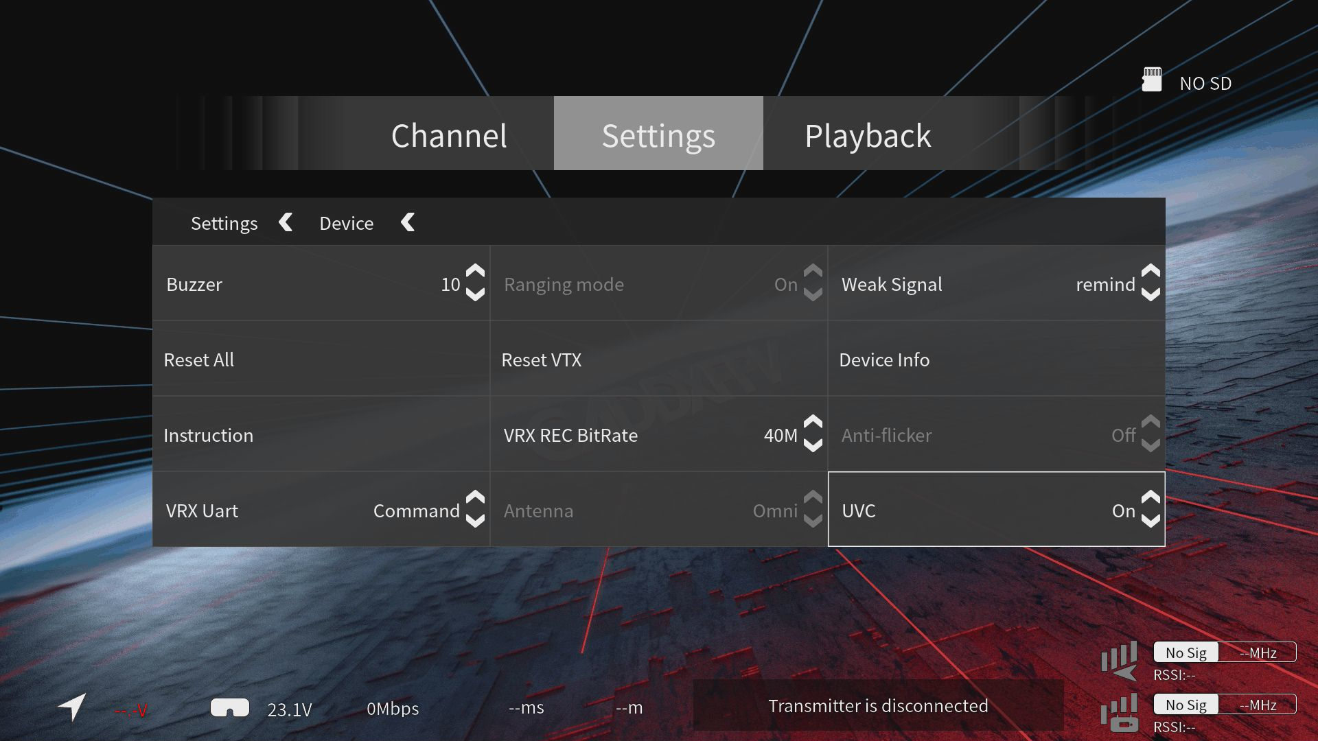 Enable UVC