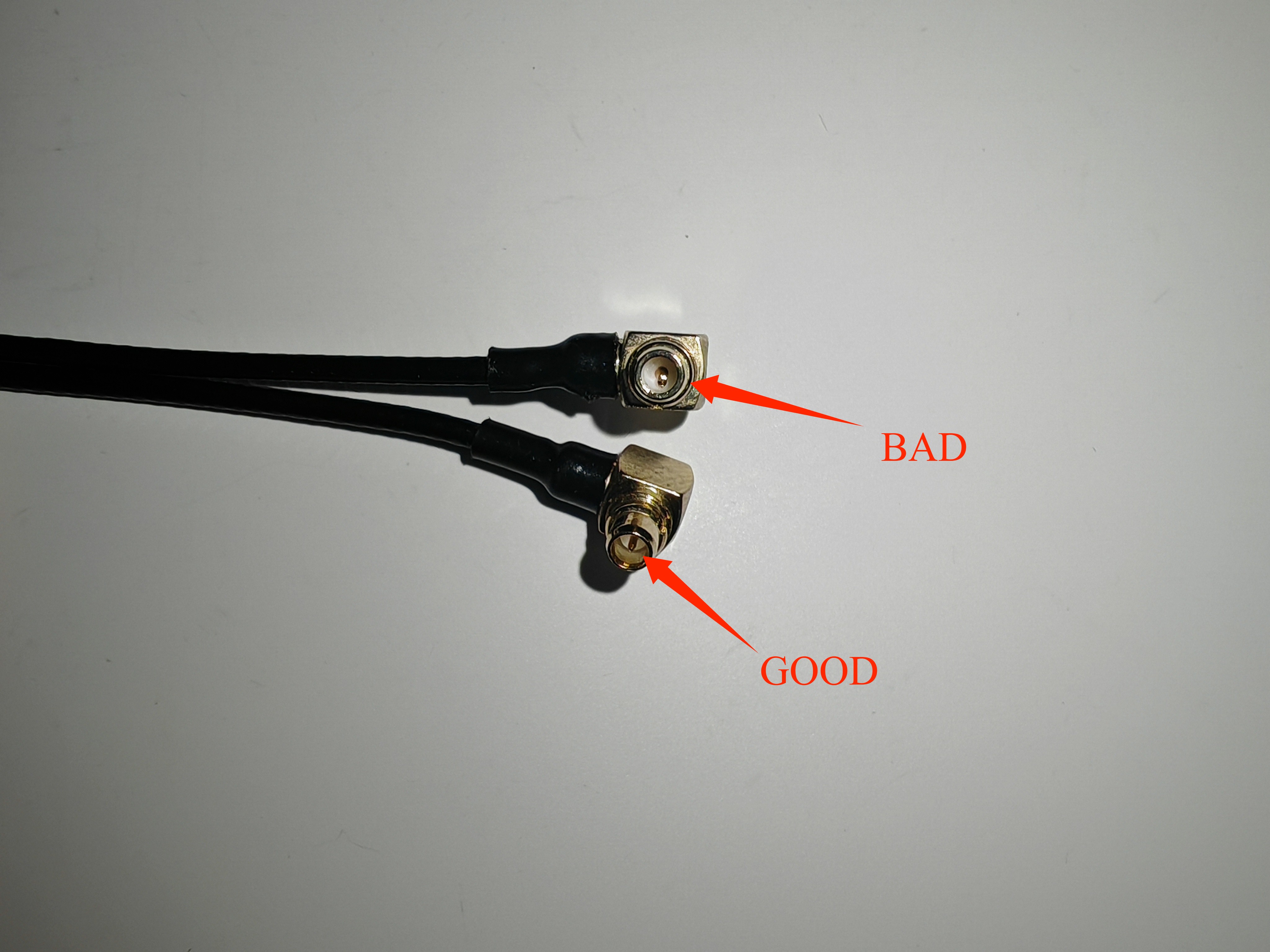 Damaged MMCX Connector