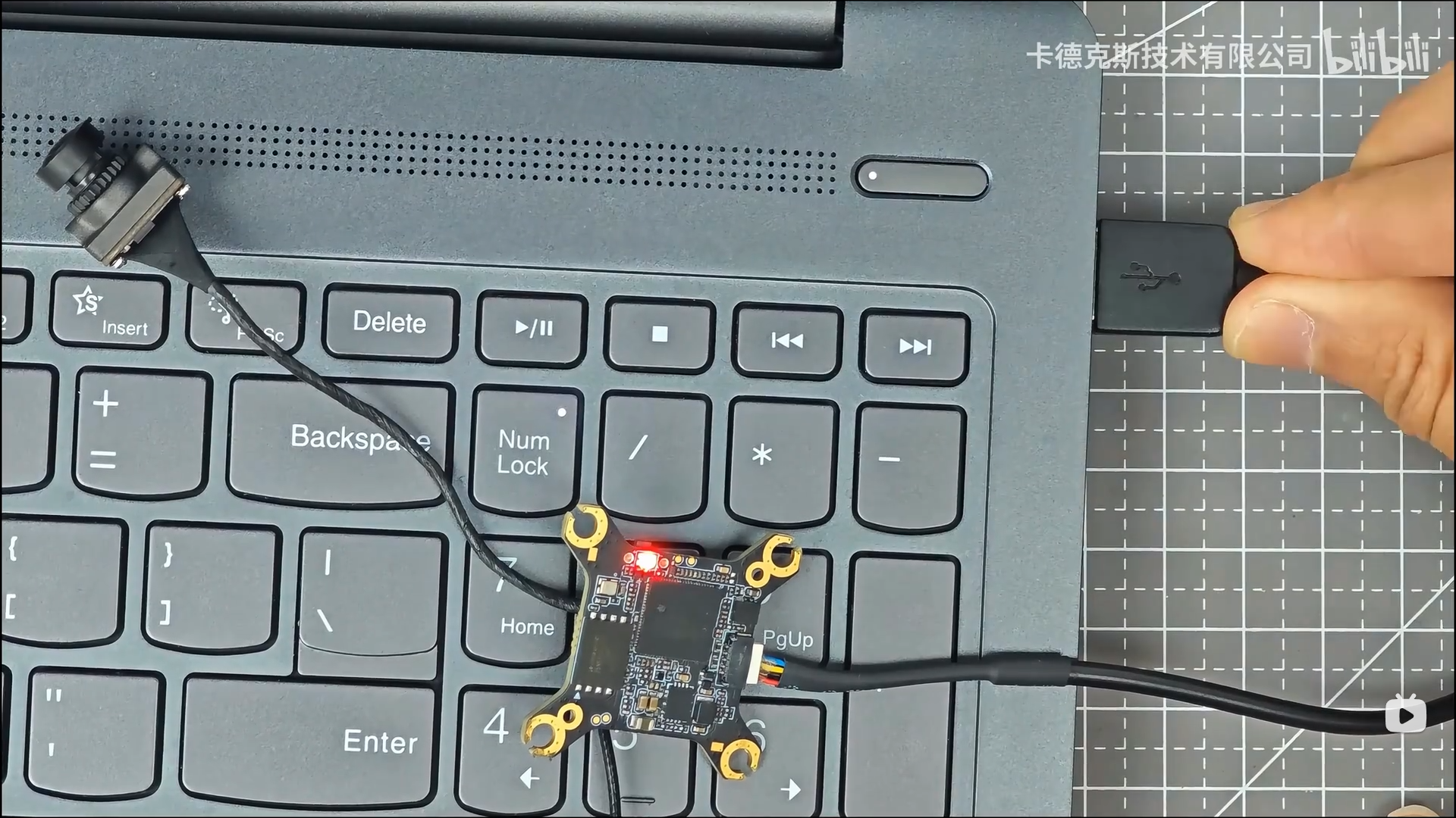 Connect USB to Computer