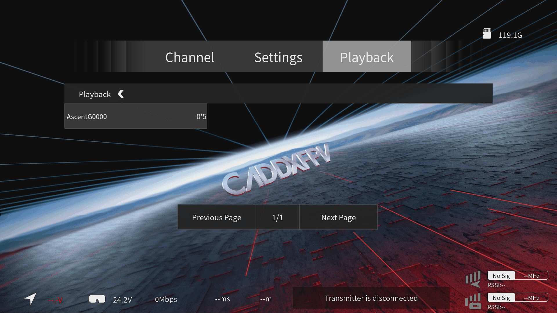 Ascent Playback